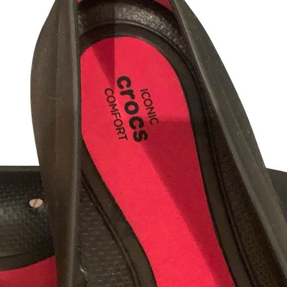 Crocs Lina Black Ballet Flats - Picture 5 of 7